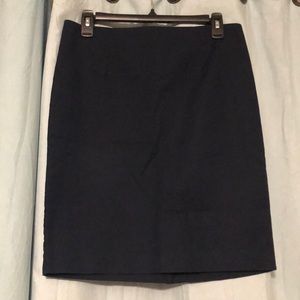 Navy Pencil Skirt